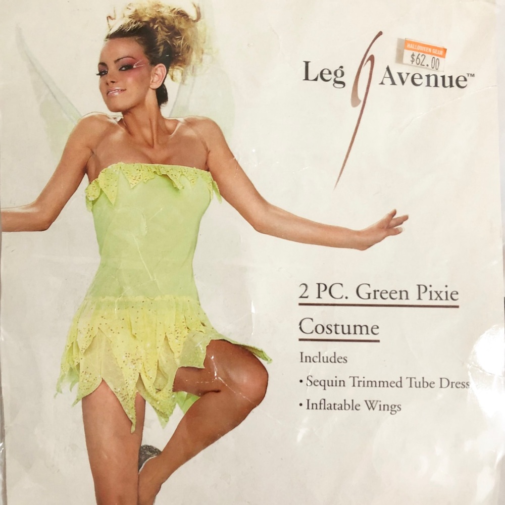 Green Dress Fairy Halloween Costume